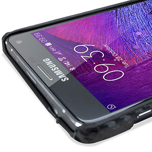 Encase Carbon Fibre-Style Samsung Galaxy Note 4 Case - Black
