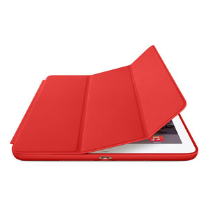 Apple Air 2 Leather Smart Case - Red