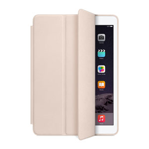 Apple iPad Air 2 Leather Smart Case - Cream