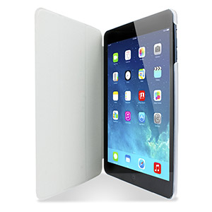 Encase Transparent iPad Mini 3 / 2 / 1 Folding Stand Case - Blue