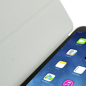Encase Transparent iPad Mini 3 / 2 / 1 Folding Stand Case - Blue