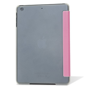 Housse iPad Mini 3 / 2 / 1 Encase Transparent Folding Stand - Rose