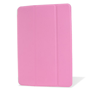 Housse iPad Mini 3 / 2 / 1 Encase Transparent Folding Stand - Rose