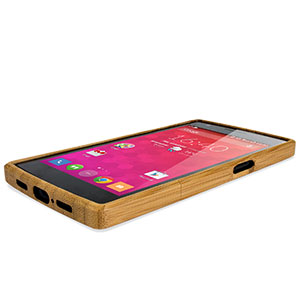 Carcasa Encase Deluxe para OnePlus One de bambú