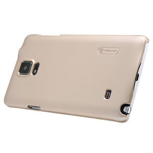 Nillkin Super Frosted Shield Samsung Galaxy Note 4 Case - Gold 