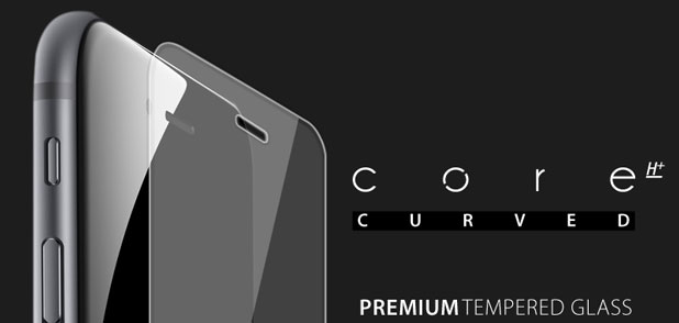 CORE iPhone 6S Plus / 6 Plus Tempered Glass Curved Screen Protector