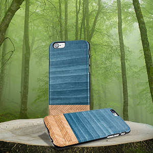 Man&Wood iPhone 6 Wooden Case - Denim