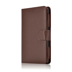 Encase Leather Style Amazon Kindle Voyage Folio Case - Brown