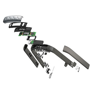 Jawbone UP3 Activity Tracking Bluetooth Wristband - Silver