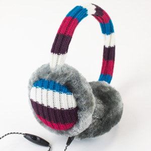 Audio Earmuff Headphones - Stripes