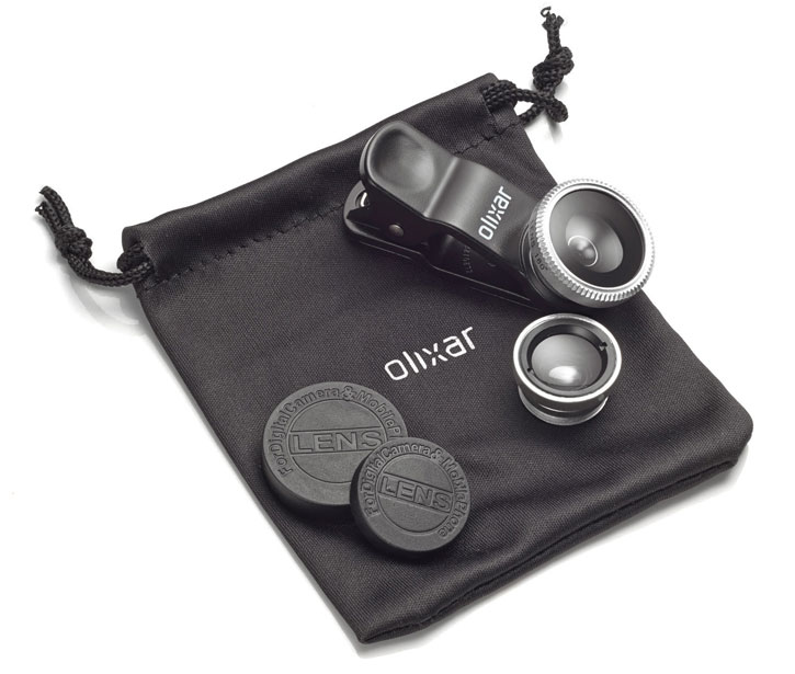 Olixar 3-in-1 Universal Clip Camera Lens Kit