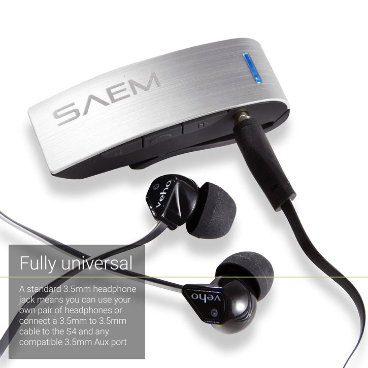 Veho  SAEM S4 Wireless Bluetooth Receiver with Track Control