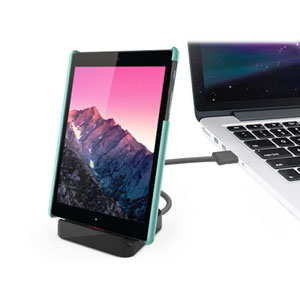 Dock Google Nexus 9 compatible coque - Noir