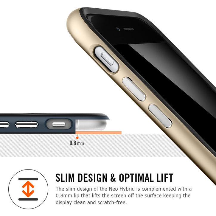 Spigen Neo Hybrid iPhone 6S Plus / 6 Plus Case - Gunmetal
