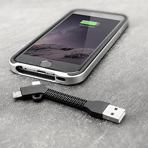Porte-Clés Charge et Synchronisation Echo Micro USB et Lightning