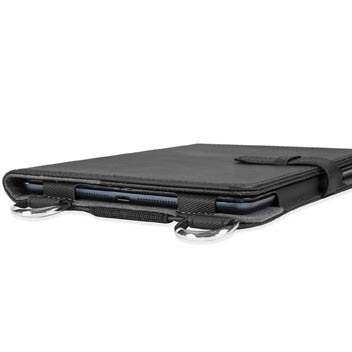 Olixar Premium iPad Air 1 / 2 Wallet Case with Shoulder Strap - Black