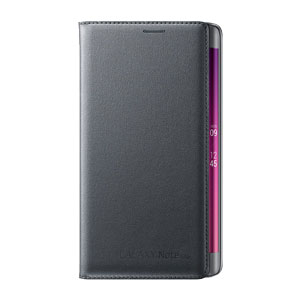 Official Samsung Galaxy S5 Flip Wallet Cover - Black 