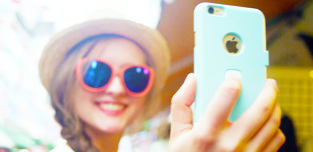 Kisomo iSelf iPhone 6S Plus / 6 Plus Selfie Case - White
