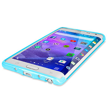 Encase FlexiShield Samsung Galaxy Note Edge Gel Case - Light Blue