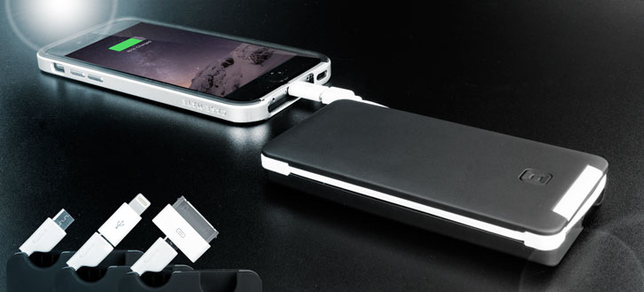 Olixar 5000mAh High Capacity Power Bank with Built-in Cable
