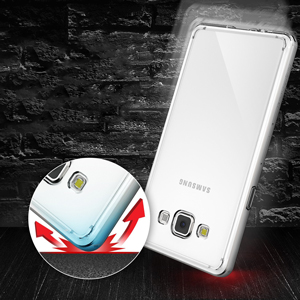Coque Samsung Galaxy A3 Rearth Ringke Fusion - Noire Fumée