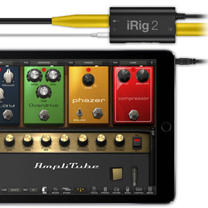 Interface Guitar IK Multimedia iRig 2 pour iOS, Android et Mac
