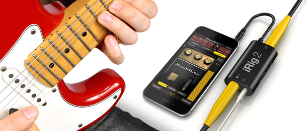 IK Multimedia iRig 2 Guitar Interface for iOS, Android and Mac