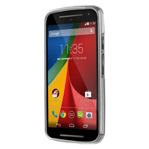 Cruzerlite Moto G 2nd Gen Bugdroid Circuit Case - Clear