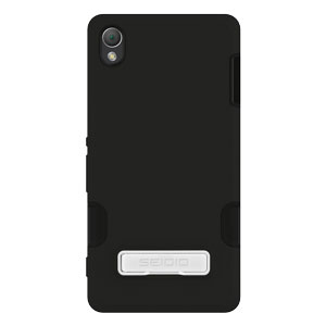 Seidio DILEX Sony Xperia Z3 Case with Kickstand - Black