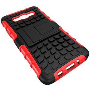 Encase ArmourDillo Samsung Galaxy A3 Protective Case - Red