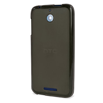 Funda HTC Desire 510 Olixar FlexiShield - Negra Ahumada
