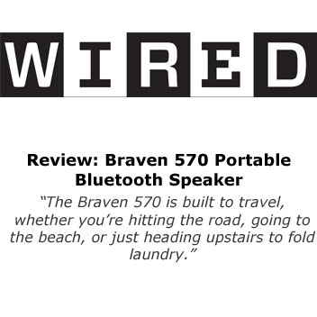 Braven 570 HD Wireless Bluetooth Speaker - Arctic White