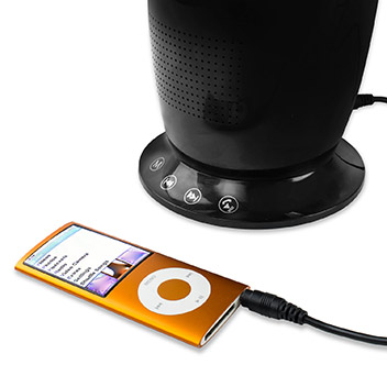 Olixar Bluetooth Water Dancing Speaker LED Table Light - Black