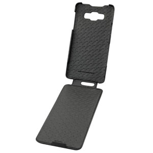 Noreve Tradition Samsung Galaxy A7 Leather Case - Black