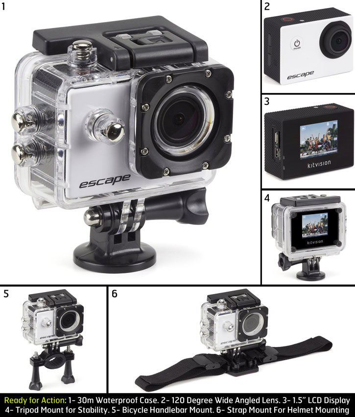 Kitvision Escape HD5 Action Video Camera