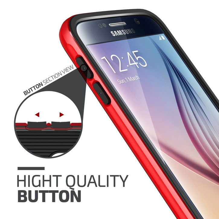 Verus Crucial Bumper Samsung Galaxy S6 Case - Red