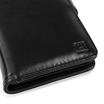Encase Nokia Lumia 735 Genuine Leather Wallet Case - Black
