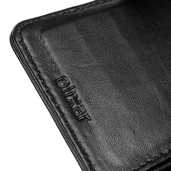 Encase Nokia Lumia 735 Genuine Leather Wallet Case - Black
