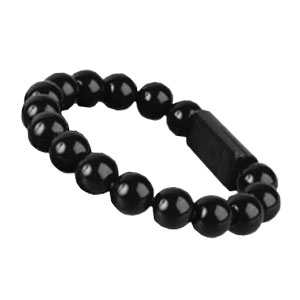 Olixar Bead Bracelet Lightning Cable - Black