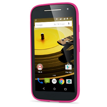 Eenzaamheid backup gewelddadig Official Motorola Moto E 2nd Gen Grip Shell Case - Raspberry