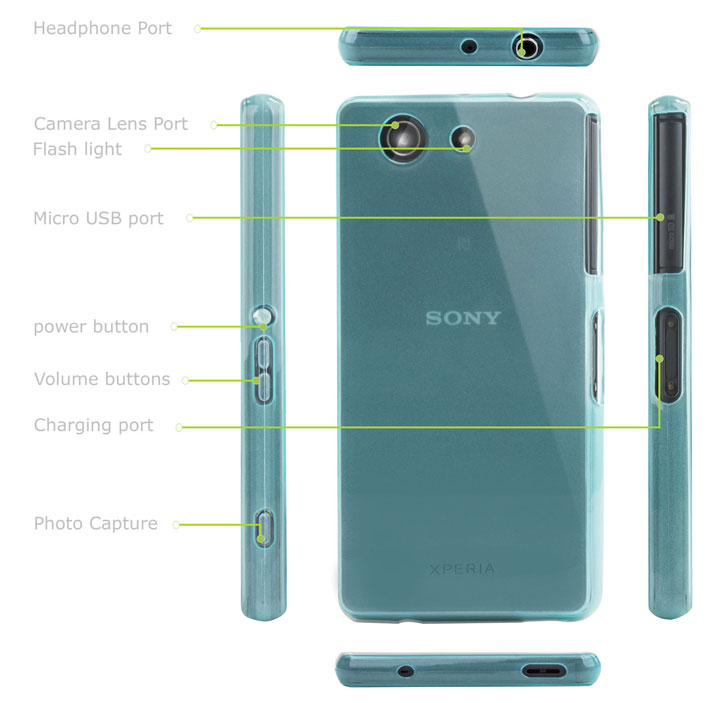 4 Pack Encase FlexiShield Sony Xperia Z3 Compact Cases