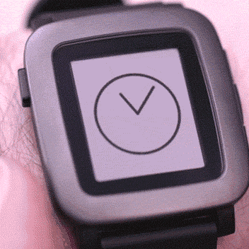 Pebble Time Smartwatch for iOS and Android Devices