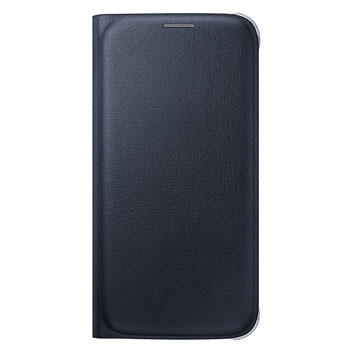 Official Samsung Galaxy S6 Flip Wallet Cover - Black