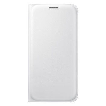 Official Samsung Galaxy S6 Flip Wallet Cover - White