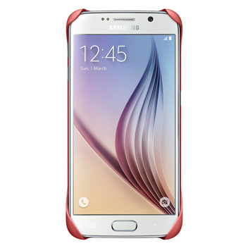 Official Samsung Galaxy S6 Protective Cover Case - Coral