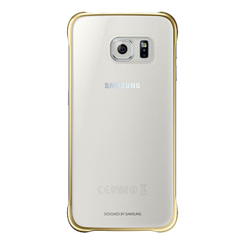 Official Samsung Galaxy S6 Clear Cover Case - Gold