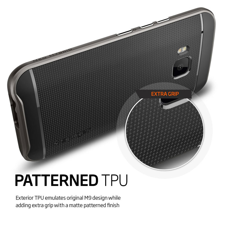 Spigen Neo Hybrid HTC One M9 Case - Gunmetal