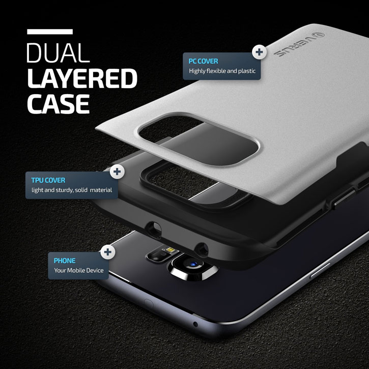 Verus Thor Samsung Galaxy S6 Edge Case - Satin Silver