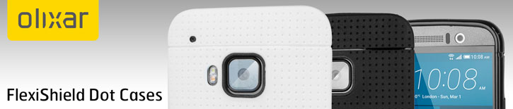 FlexiShield Dot HTC One M9 Case - White