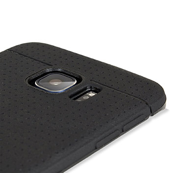 FlexiShield Dot Samsung Galaxy S6 Edge Case - Black